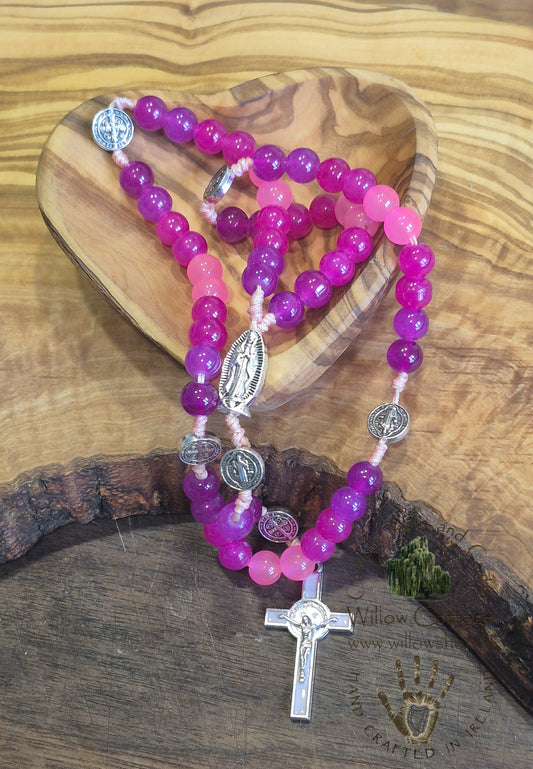 Custom Glass Rosary - handcrafted to order