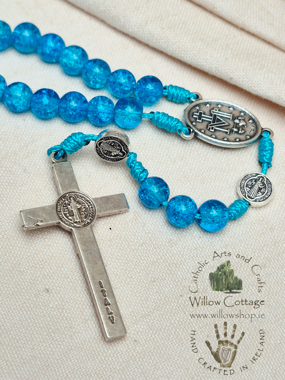 Waters of Grace Glass Rosary