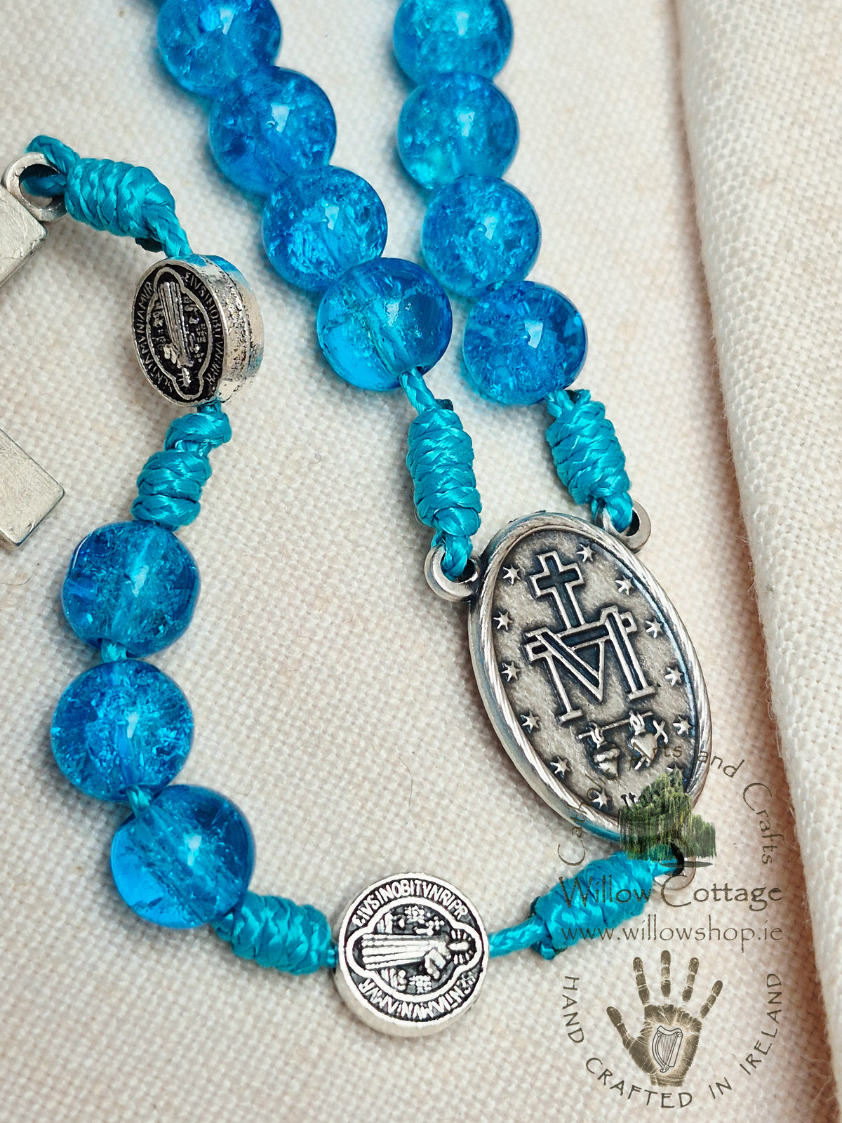 Waters of Grace Glass Rosary