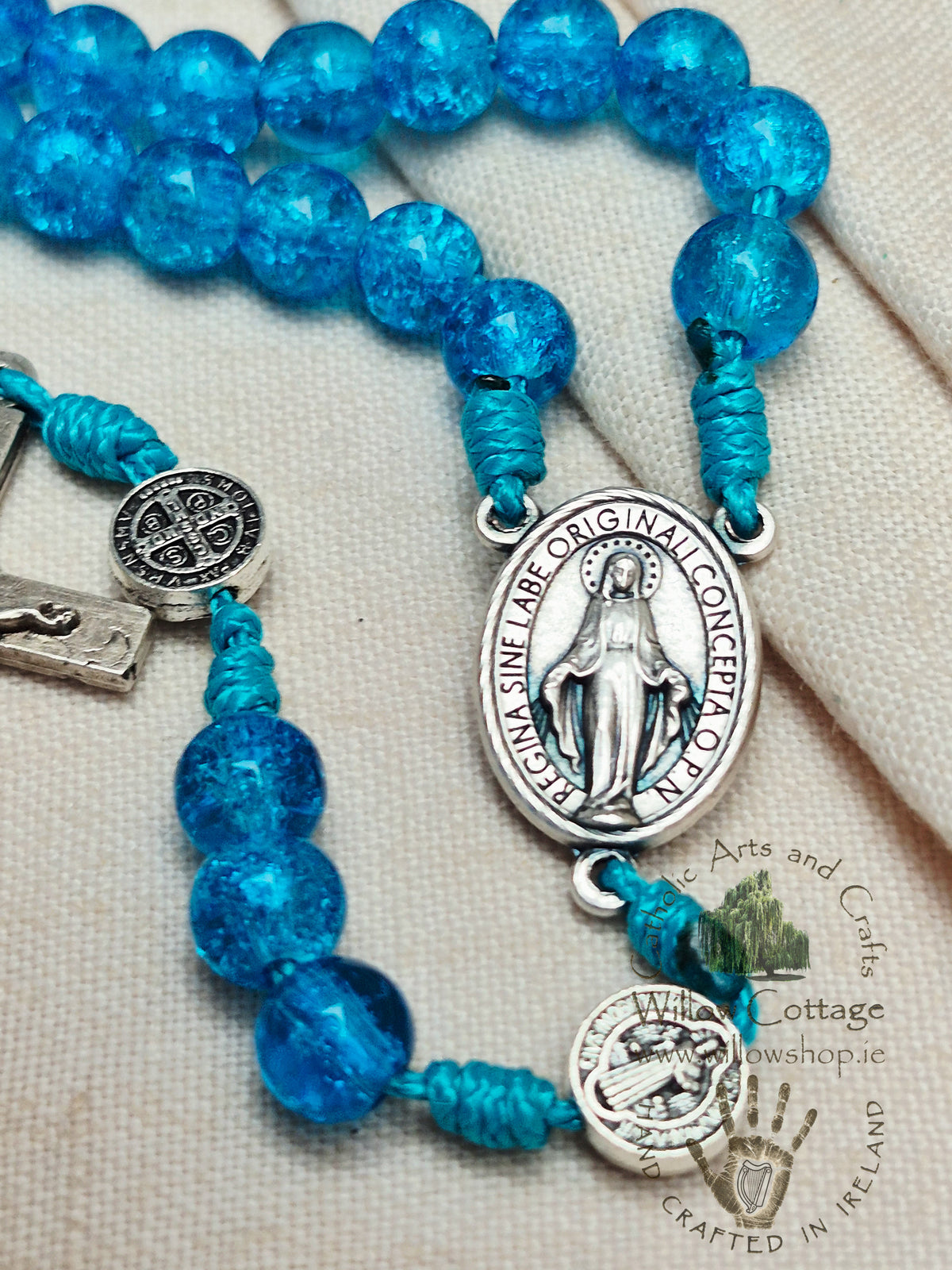 Waters of Grace Glass Rosary