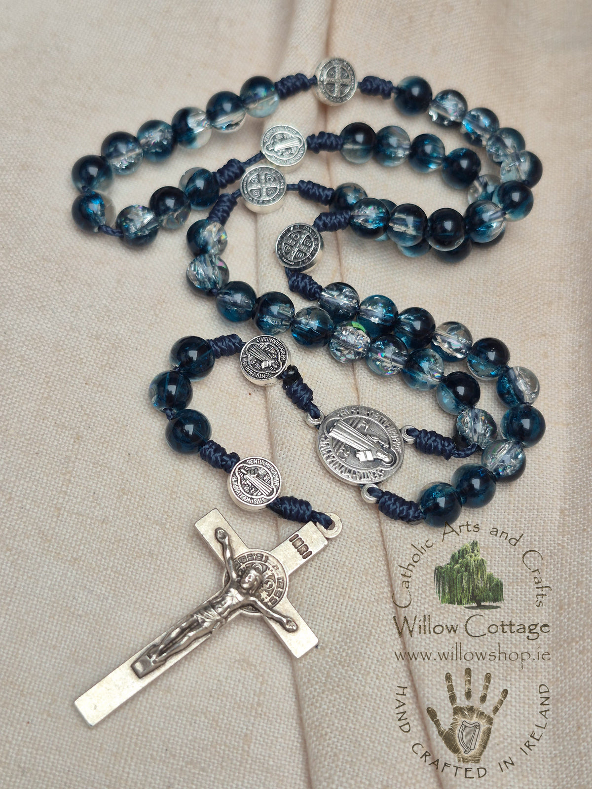 Deep Sea Glass Rosary