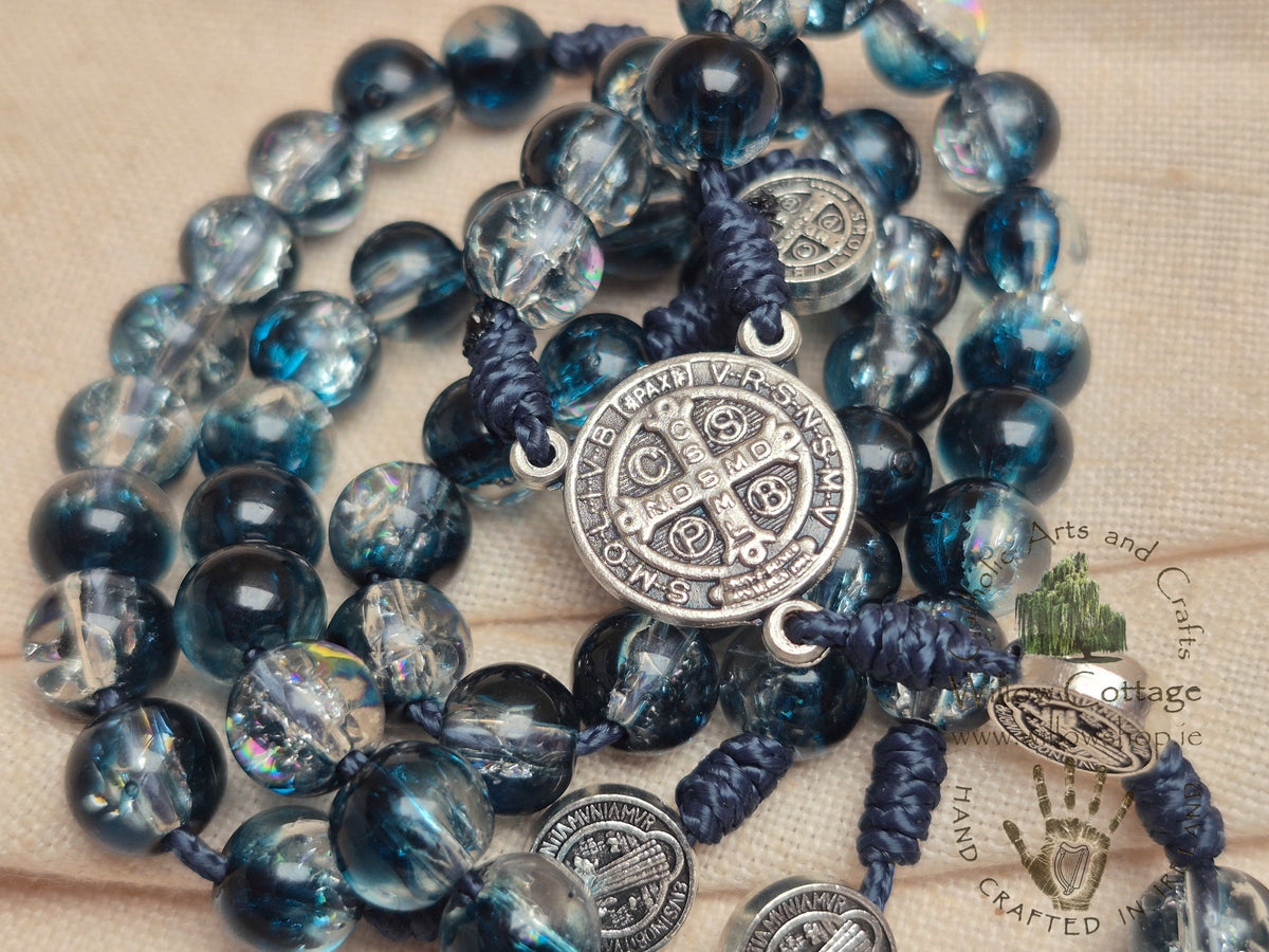 Deep Sea Glass Rosary