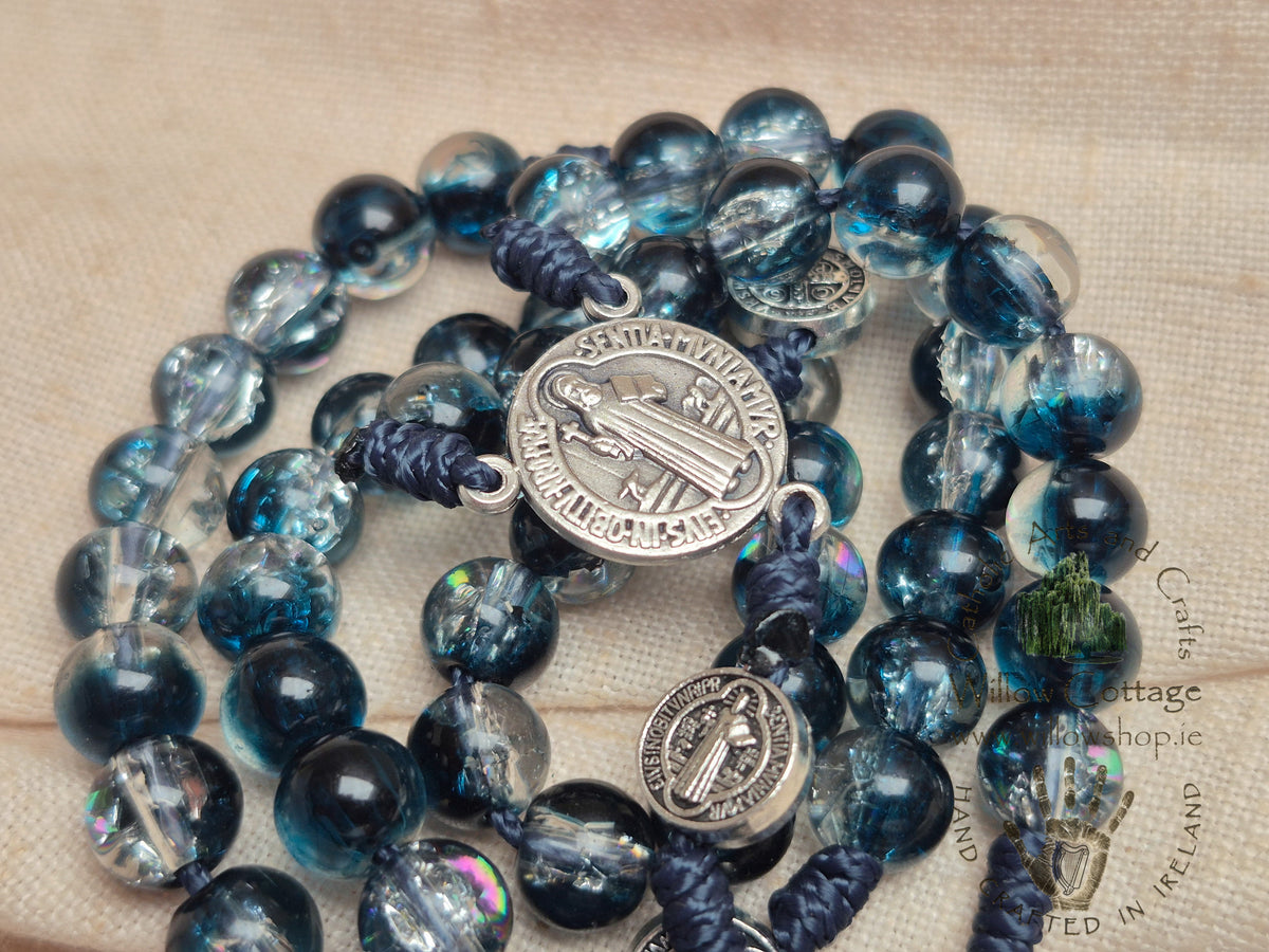Deep Sea Glass Rosary