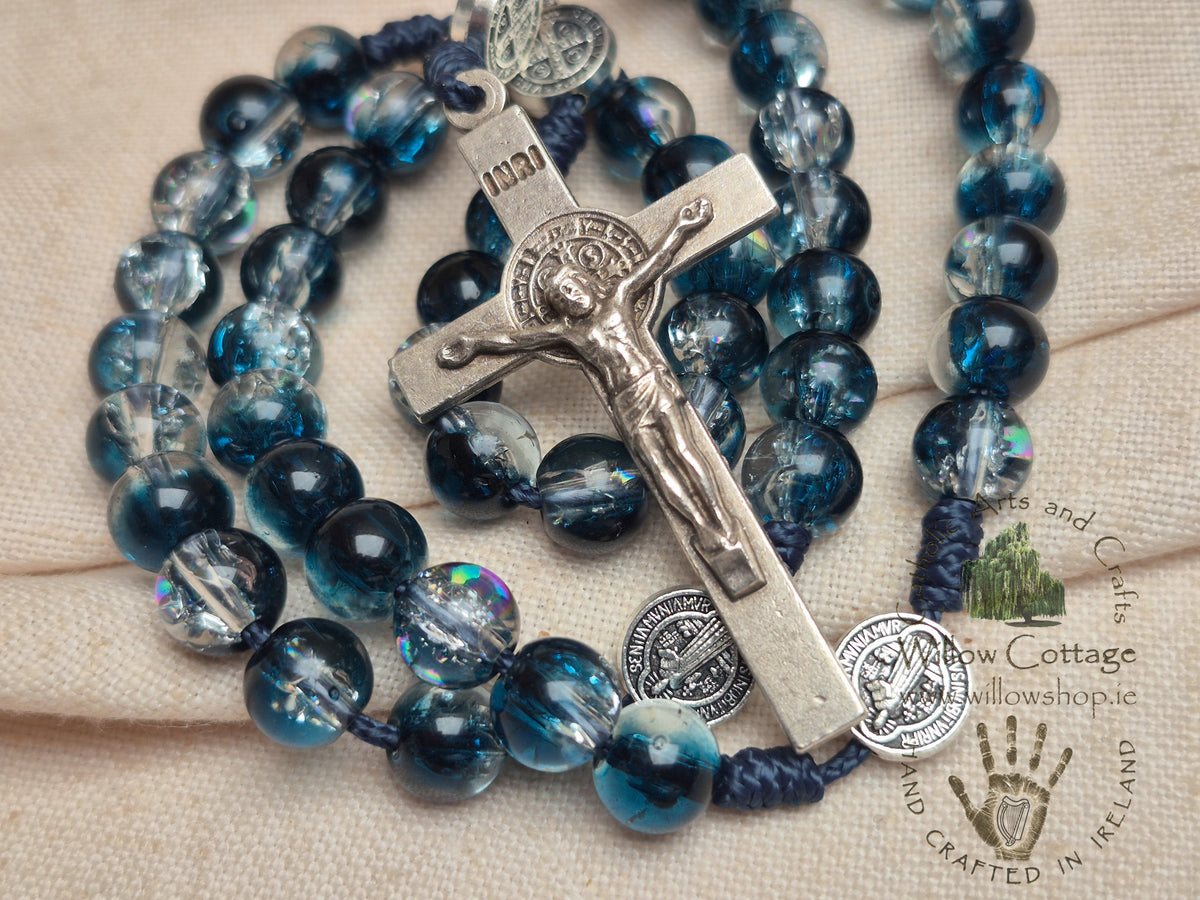 Deep Sea Glass Rosary