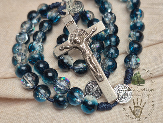 Deep Sea Glass Rosary